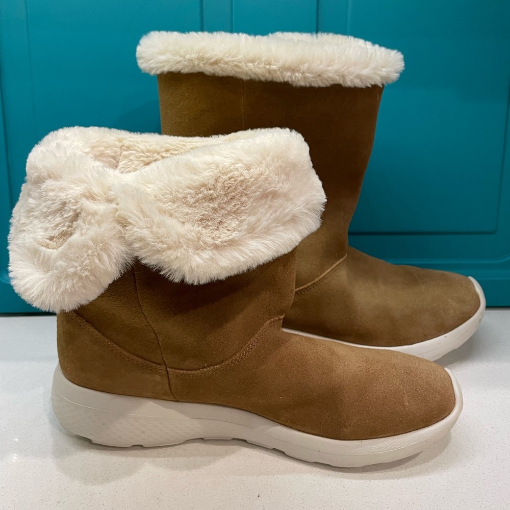 Skechers Goga Mat Technology 5gen Leather Boots
